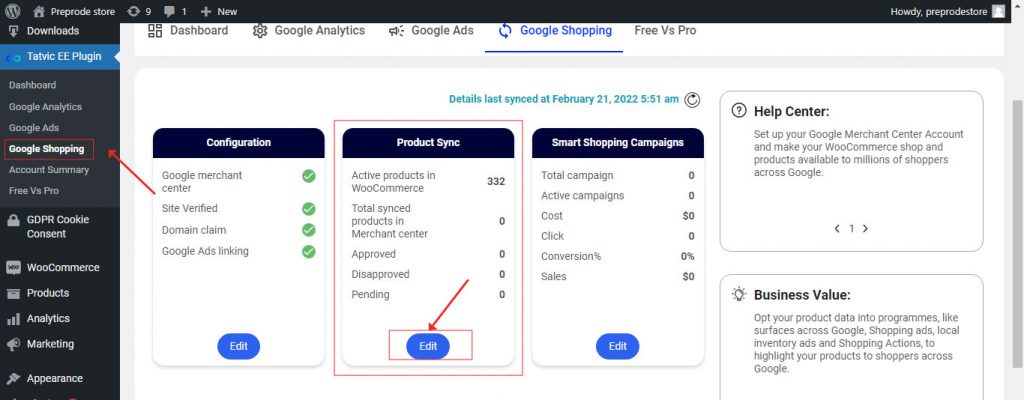 WooCommerce product listing integration